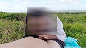 quickie on the beach in public with some juicy licking 😏