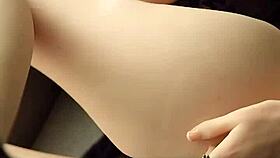 hey, wanna see this popular asian wife naked with her real doll?