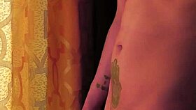 Intense Sensual Masturbation With Big Cock Flashing