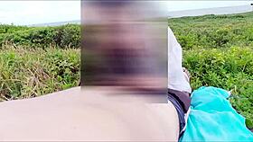 quickie on the beach in public with some juicy licking 😏