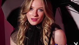 roxy shaw, skinny naked teen, checks in and poses nude for playboy