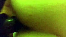 Riding a massive black cock