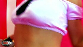 do you see blonde melody star stripping and masturbating with toys?