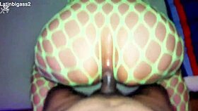 White Ass Bent Over For Interracial Anal.