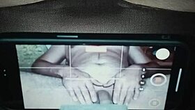 Mature European Woman Gives Handjob to Monster Cock in Bedroom