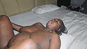 Hard Doggy Style Pounds Ebony BBW's Big Tits