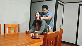 fucking the stepmom when she brings breakfast