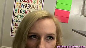 Real Amateur Teen 18+ Tugging Dick