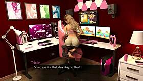 Let's Play Doll House with Big Tits and Monster Cock