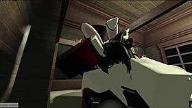 Enmascarado Folls Chica Cosplayer Casi Se Corre Dentro