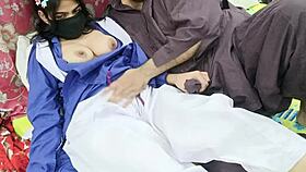 Desi Student Girl In School Uniform Fucked By Her Own Stepfather