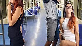 Safada Estudante Deixa Estranho Encoxar Sua Bunda Em Publico