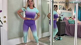 TabithaXXX's Gym Workout Clothes Try On Haul - SFW!