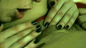 Busty lesbians eating pussy and anal fucking with dildo.