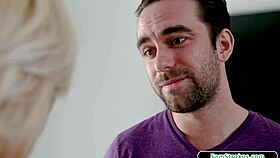 Bold Stepmom Gives Intense Blowjob To Young Stepson