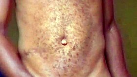 Lonely African Man Groping His Monster Cock And Ass After Naked Dancing