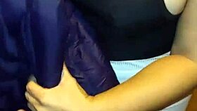 Mature whore in lingerie flashing on street gets ass licked and fucked