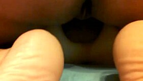 Wife taking big dick cumshot at end of group swingers