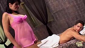 foxy girl bends over for doggy anal and swallows cum