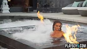 blonde teen model brittney shumaker does a striptease with her big natural tits