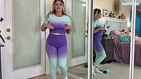 TabithaXXX's Gym Workout Clothes Try On Haul - SFW!