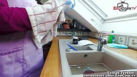 Deutsche Alte Putzfrau Verführt Zum Dreier Ffm Mit Paar