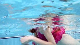 Anna Netrebko Enjoys Softcore Underwater Swimming