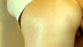 the naughty slut feels excited as she targets daddy next with her desires