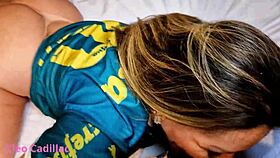 Corinthians punches hard and cums in Palmeirense's mouth