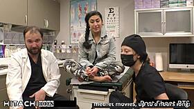 Doctor Tampa gives freshman Jasmine Rose a mandatory hitachi orgasm