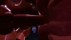 Man Enjoys Woman In Shower Bathing