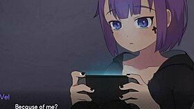 Vel's intense uncensored titty fuck with big cumshot.