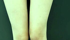 Petite brunette coed starshine contrasts her masturbation with deepthroat skills