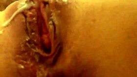 Wife taking big dick cumshot at end of group swingers