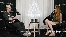 podcast interview with gorgeous redhead sophia locke