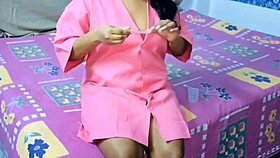 desi hot nurse gets doggy style fucking