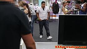 Girlfriend pussypounded for pawnshop credit