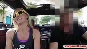 skinny blonde gets railed by pawn dude