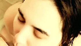 Rubynalexfantasy face fucked until puking in shower