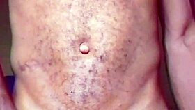 Lonely African Man Groping His Monster Cock And Ass After Naked Dancing