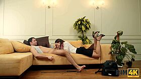 Intense rimjob on teen mistress