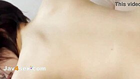 horny asian babe rin asahi gets pov fucked hard in jav, her face melting with pleasure