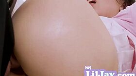 Asian teen gets her asshole probed by dilf doctor in hospital