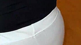 Mature whore in lingerie flashing on street gets ass licked and fucked