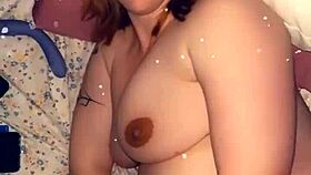 day 5: pregnant christmas orgasm with eye roll 😍