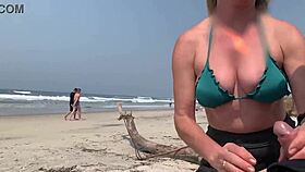 Why did she keep going with that public handjob on the beach until i exploded everywhere