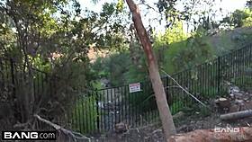 Alyssa cole engages in public group outdoor activity