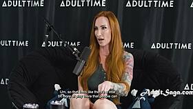 podcast interview with gorgeous redhead sophia locke