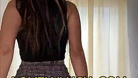 latina strips erotically solo