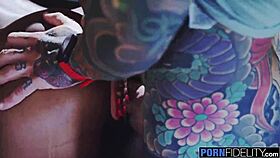 Oh, pornfidelity big tit ebony tina fire gives an amazing blowjob and titty fuck!